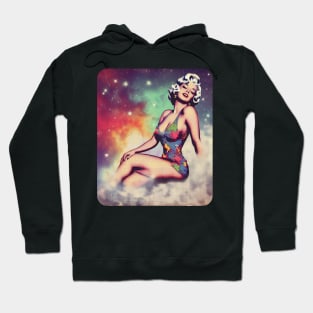 retro woman Hoodie